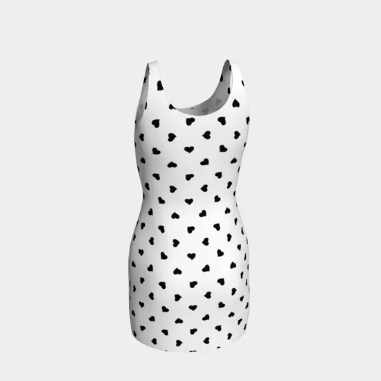 Hearts Bodycon Dress