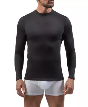 Heat Holders Mens Regular fit Thermal T Shirt Medium Black Stretch