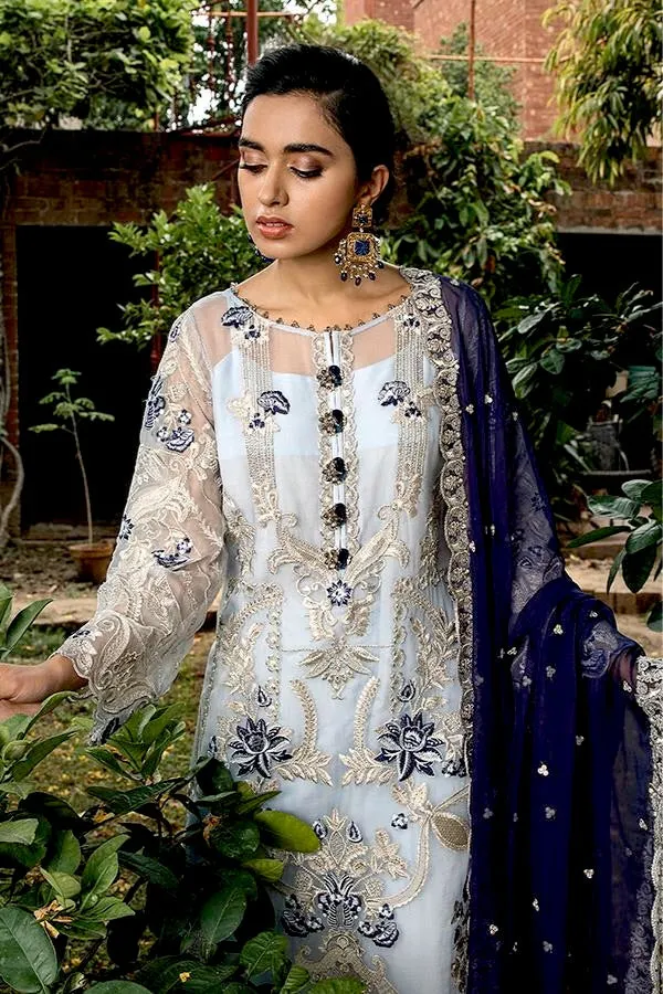 Imrozia Premium Sooraj Garh Chiffon Collection – I-147 Surmai Bahar