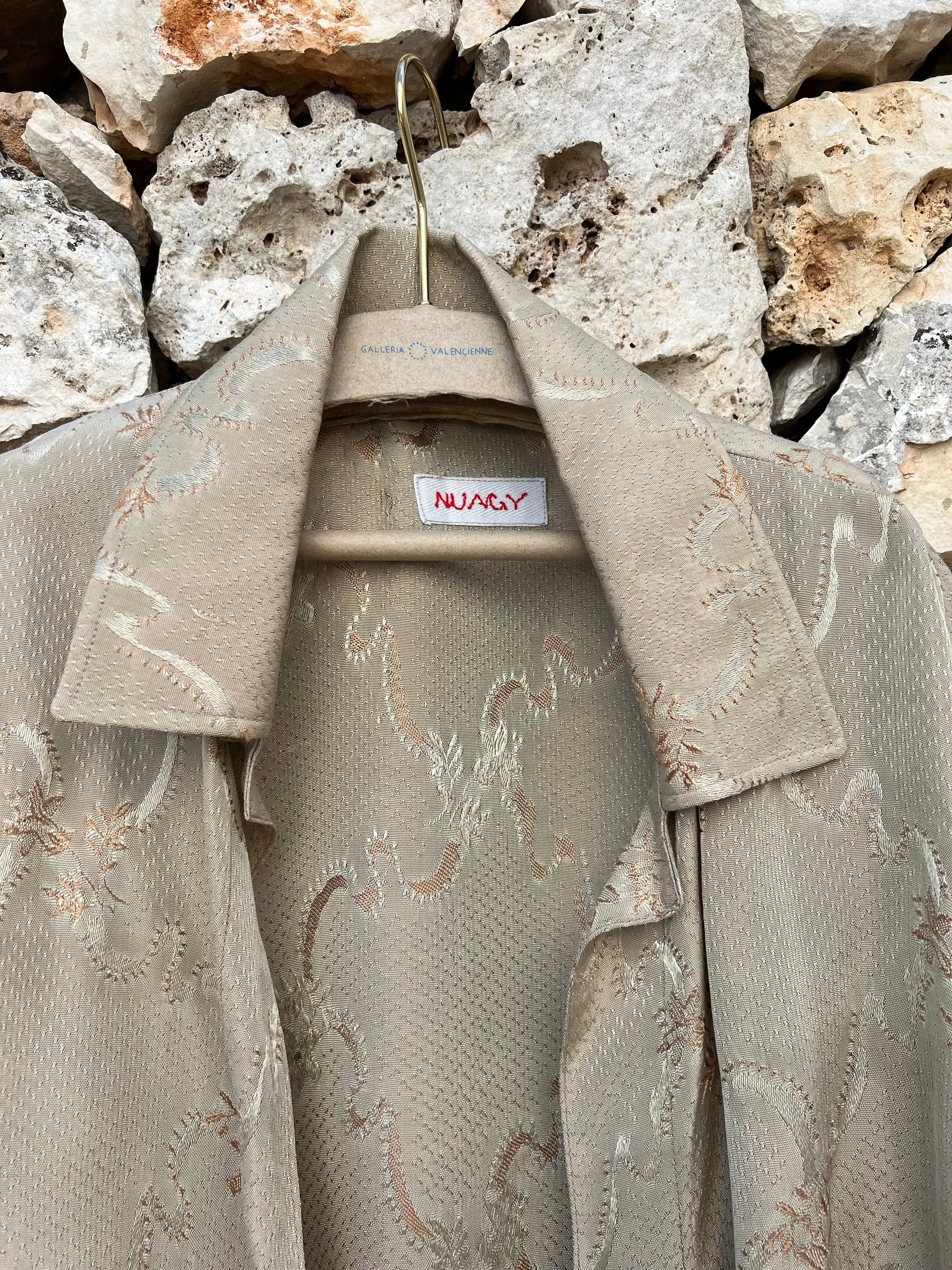 Jacket Men - BEIGE & GOLD FLOWER