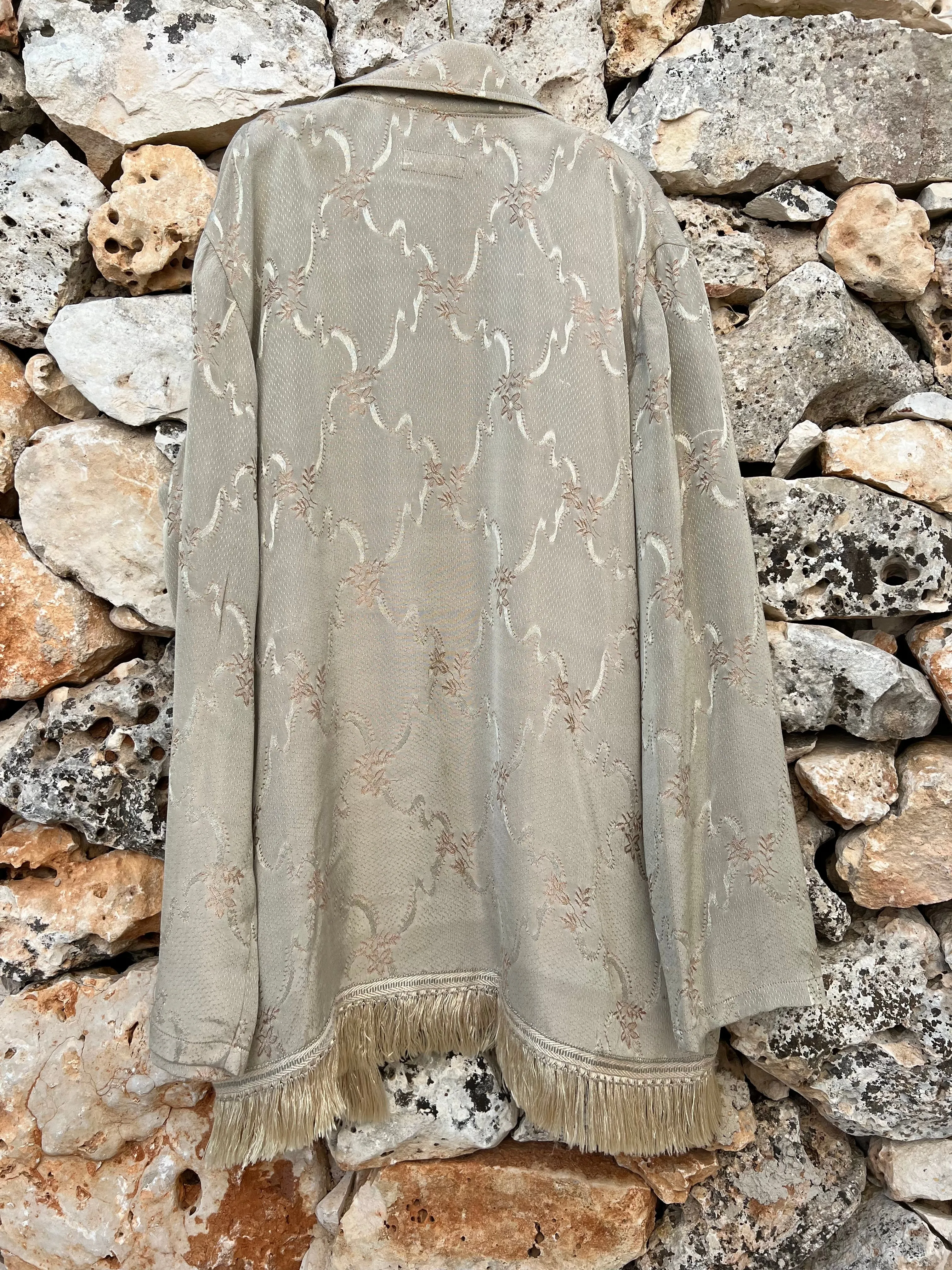 Jacket Men - BEIGE & GOLD FLOWER