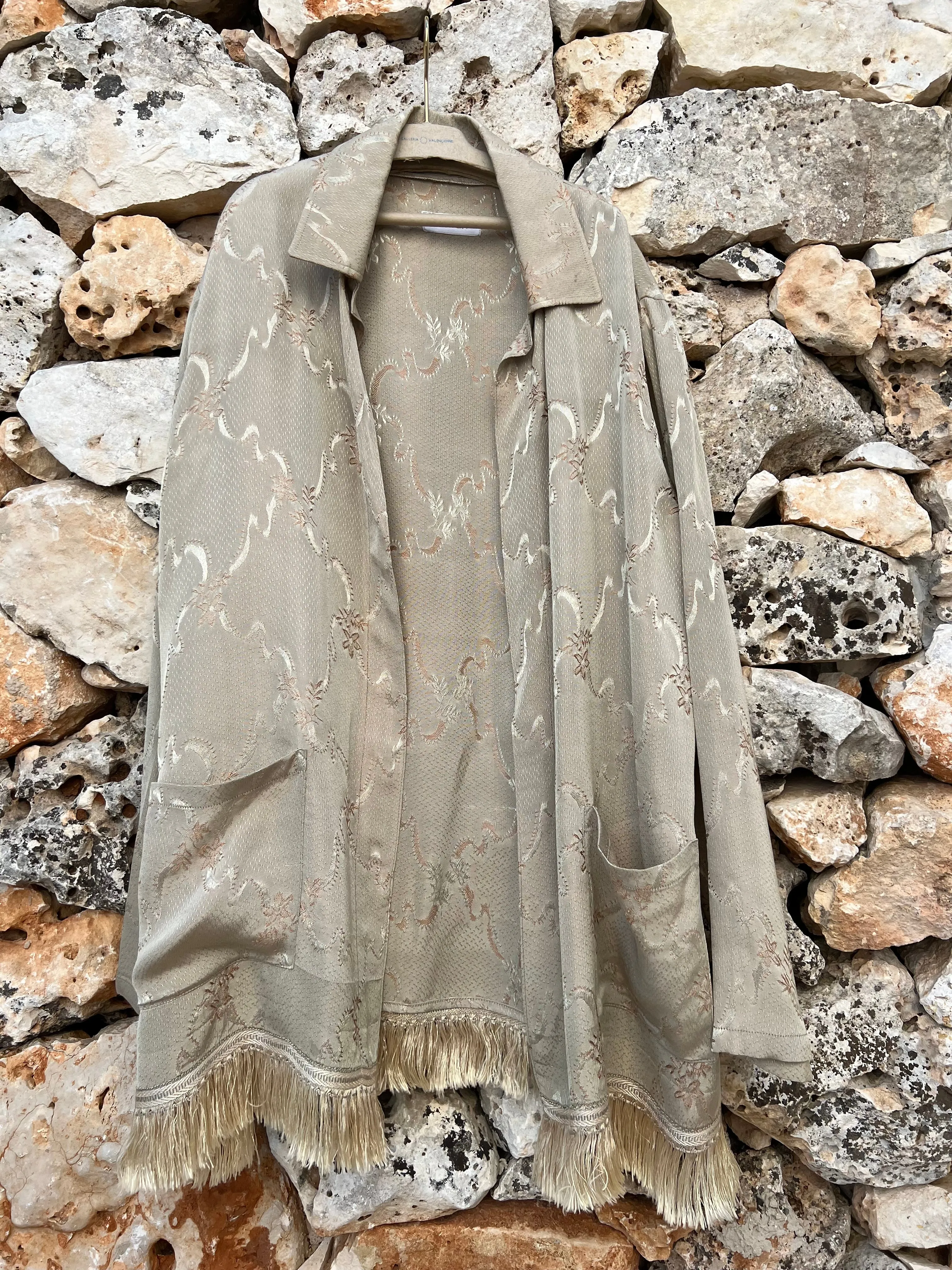 Jacket Men - BEIGE & GOLD FLOWER