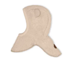 Jeffi Teddyfleece Elephant Hood. GRS Sand Dollar