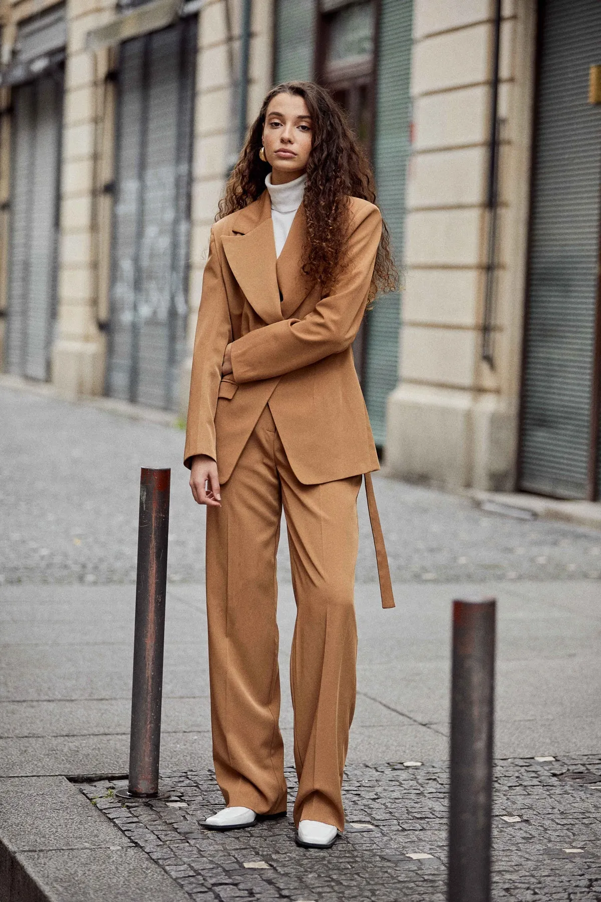 Jorja Cinched Blazer Camel