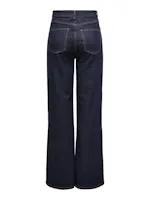 Juicy Wide Leg Jeans - Dark Blue Denim