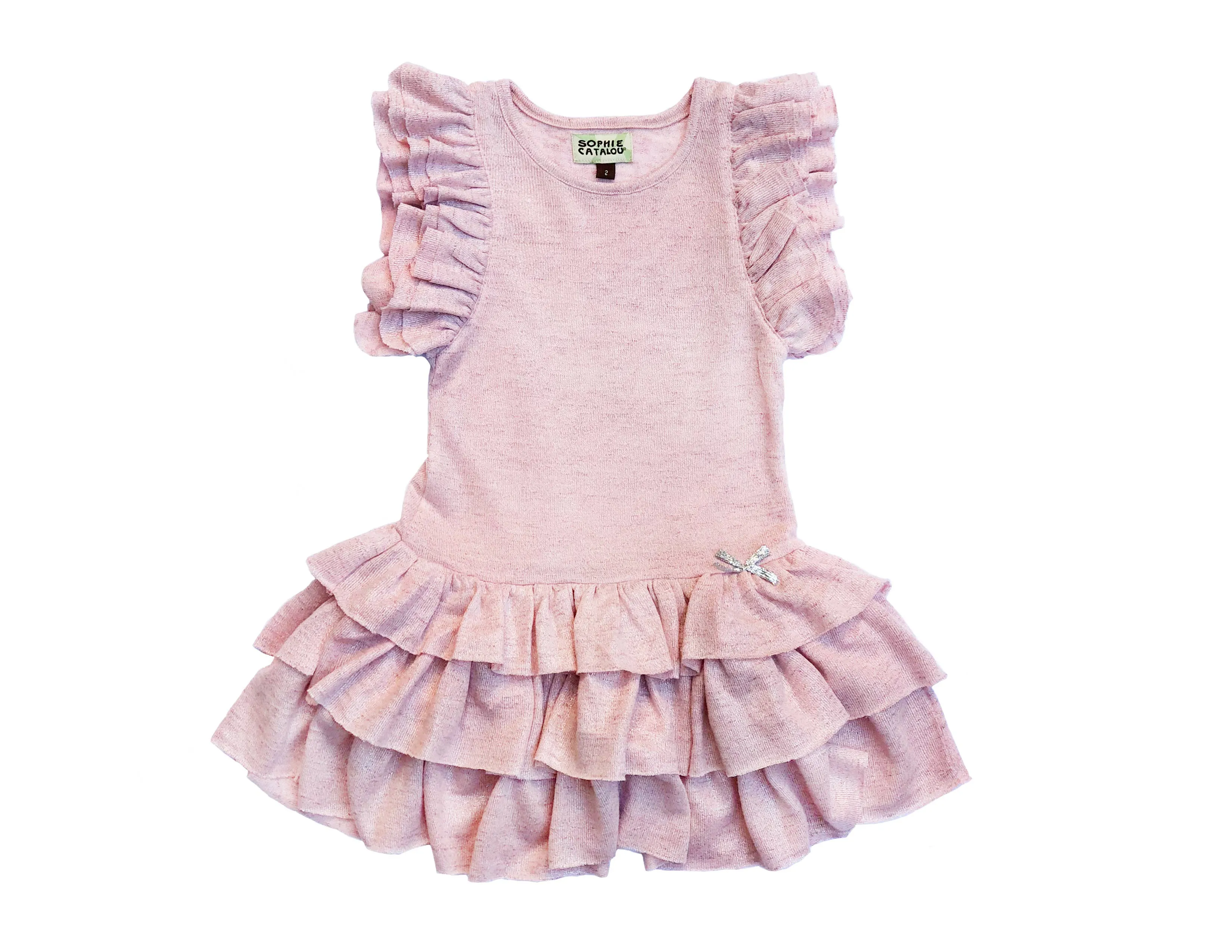 Kaya Metallic Foil Knit Morgan Dress