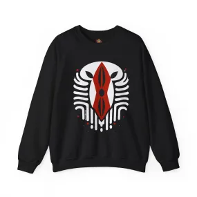 Kenyan Abstract Shield Crewneck Sweatshirt