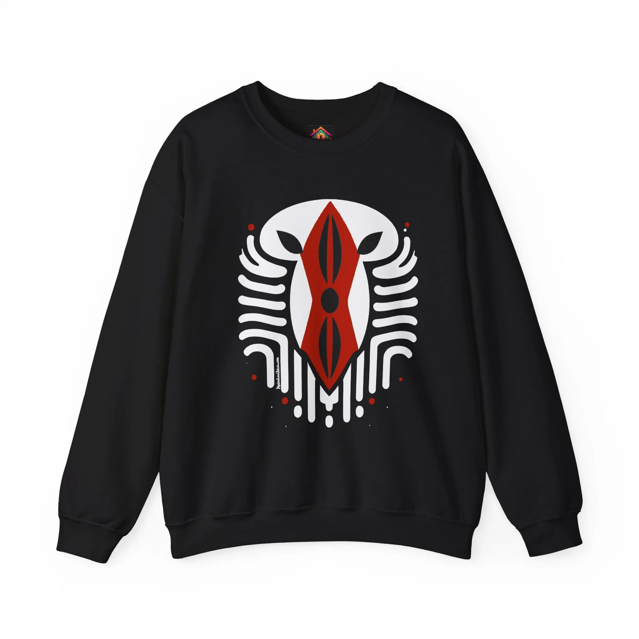Kenyan Abstract Shield Crewneck Sweatshirt