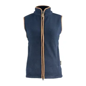 Ladies Countryman Fleece Gilet In Navy