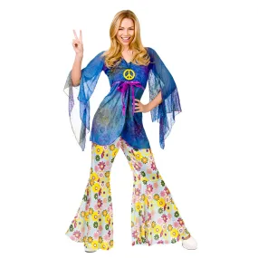 Ladies Woodstock Hippie Costume