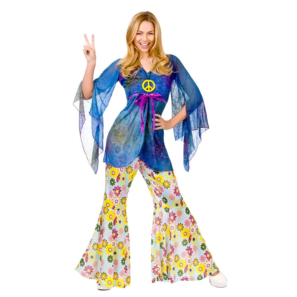 Ladies Woodstock Hippie Costume