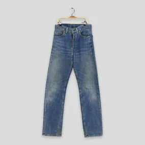 Levi's 501XX Faded Blue Stonewash Jeans Size 28x32