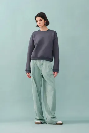 Lotus Crewneck Sweatshirt in Cotton