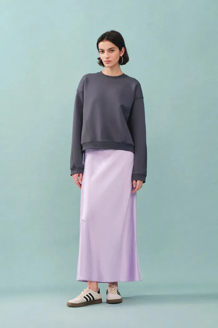 Lotus Crewneck Sweatshirt in Cotton