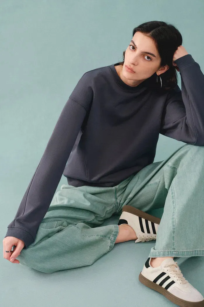 Lotus Crewneck Sweatshirt in Cotton