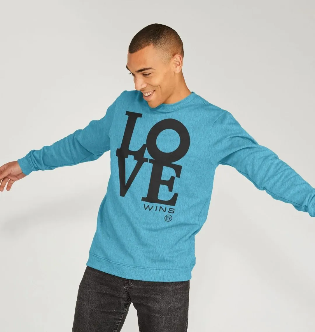 Loved Up , Remill  sweat.  50% recycled organic cotton. Free UK post