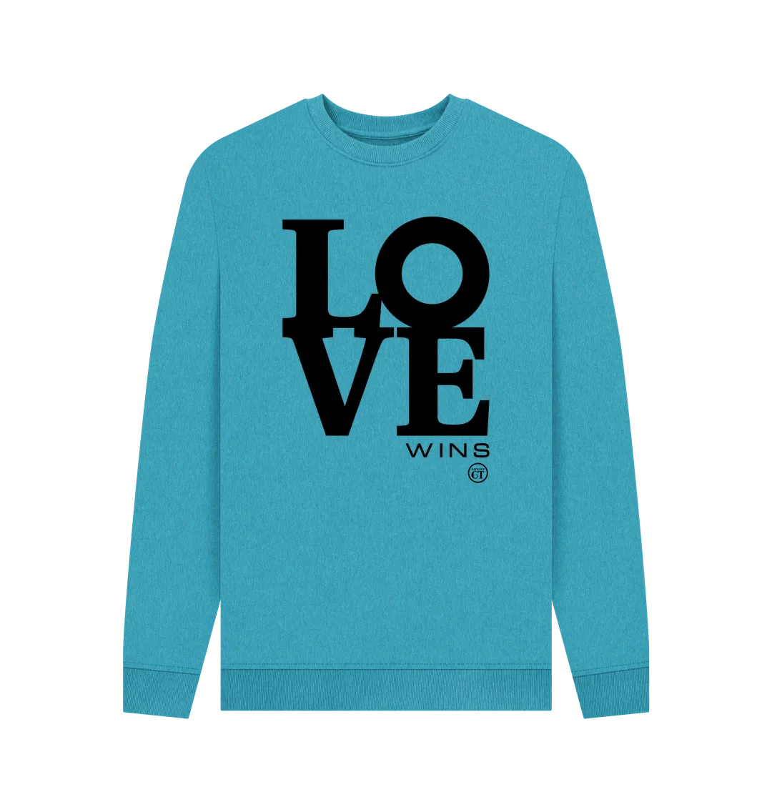 Loved Up , Remill  sweat.  50% recycled organic cotton. Free UK post