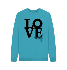 Loved Up , Remill  sweat.  50% recycled organic cotton. Free UK post