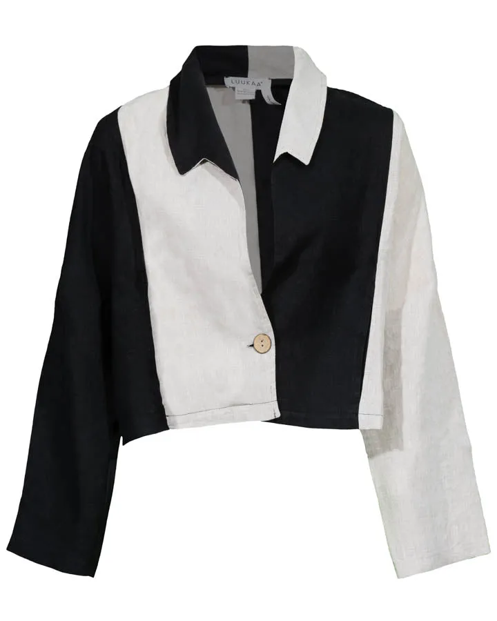 Luukaa Unity Two Tone Cropped Jacket