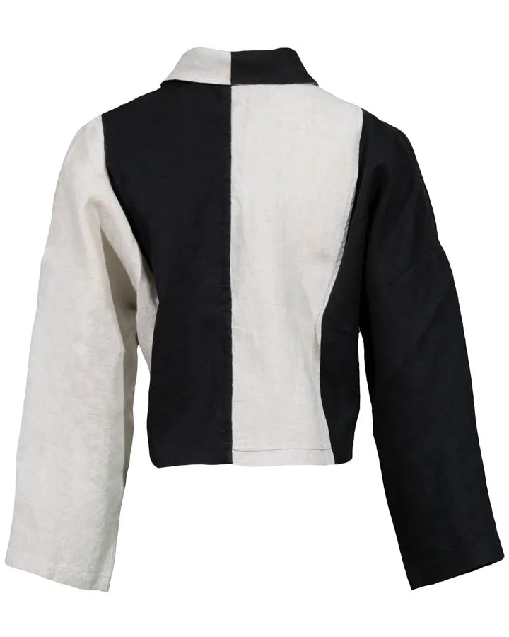 Luukaa Unity Two Tone Cropped Jacket