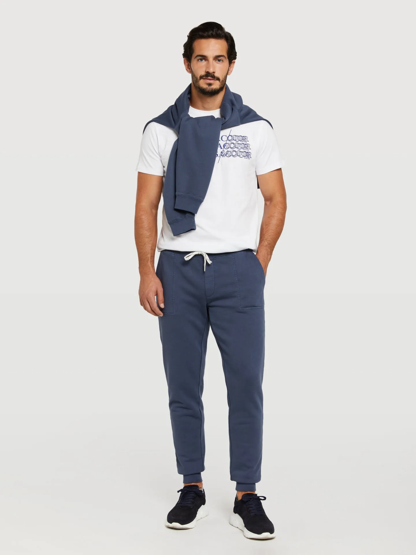 Luxe leisure edition garment dye sportswear trousers