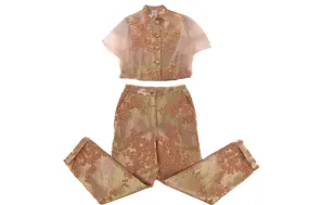 Maison Ava x Kidswear Collective, Girls Jacket & Trousers Set, Multiple Sizes