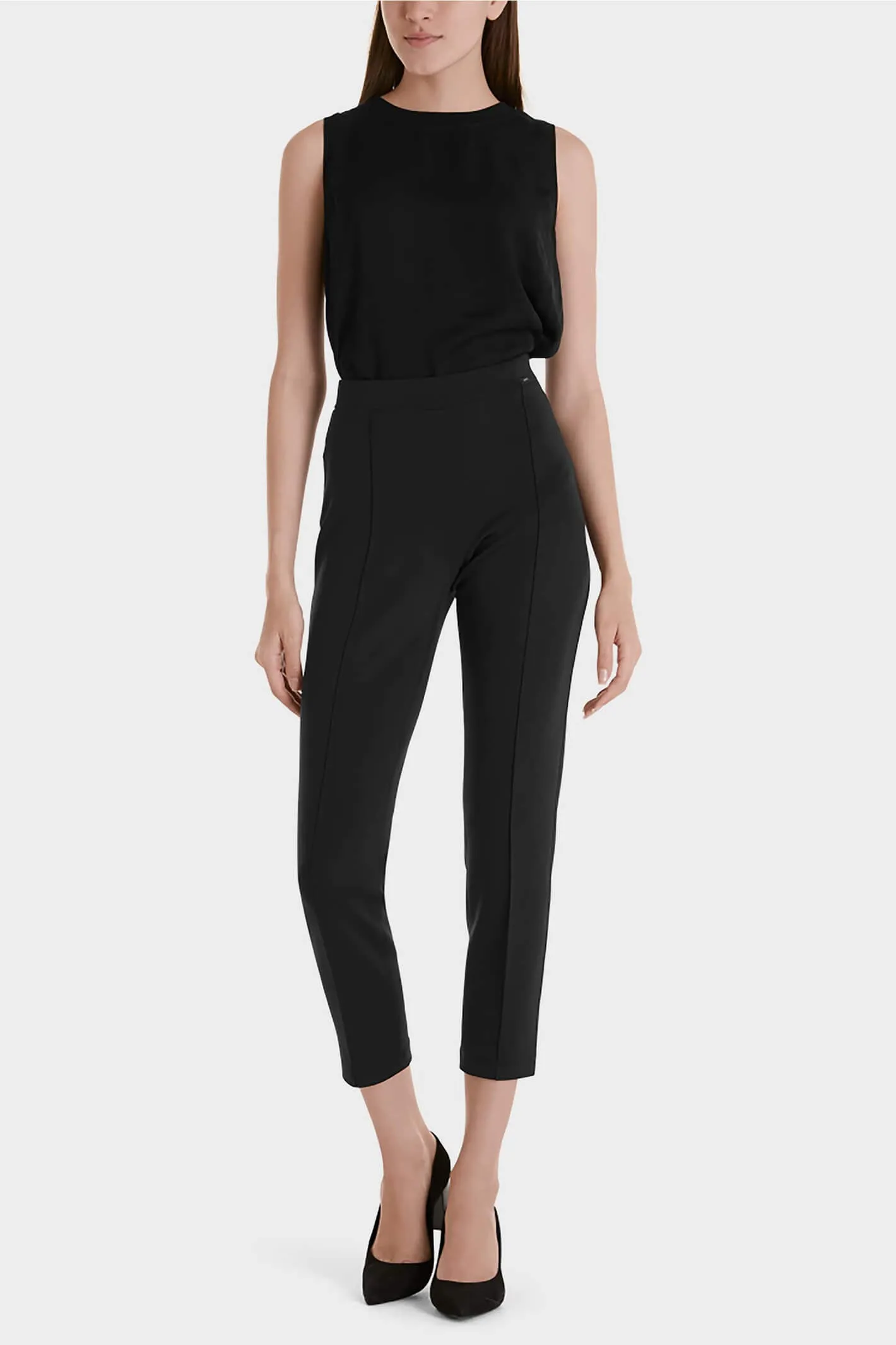Marc Cain VP 81.01 J35 900 Sofia Black Slim Fit Trousers