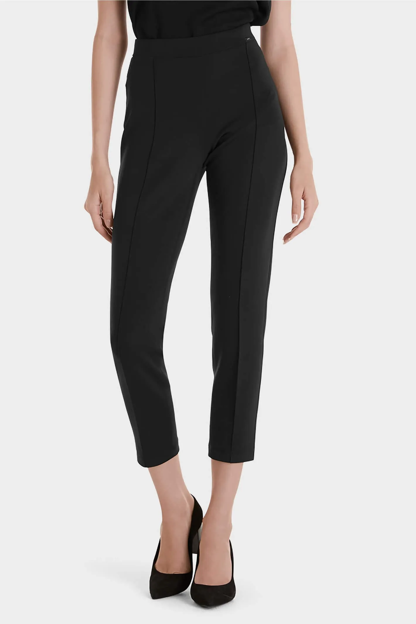 Marc Cain VP 81.01 J35 900 Sofia Black Slim Fit Trousers
