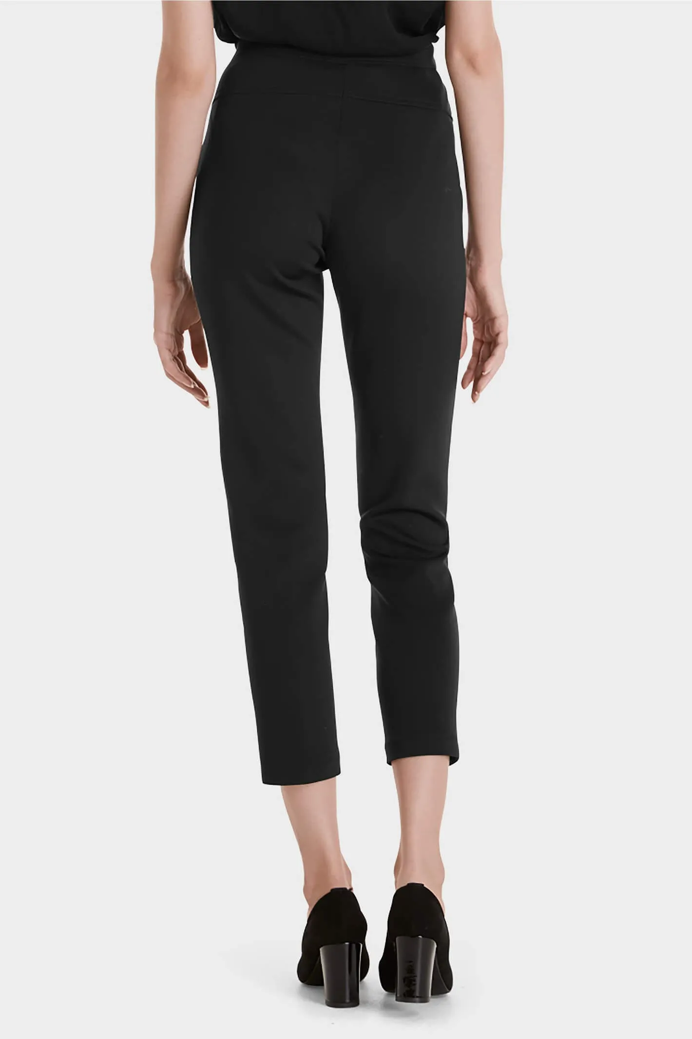 Marc Cain VP 81.01 J35 900 Sofia Black Slim Fit Trousers