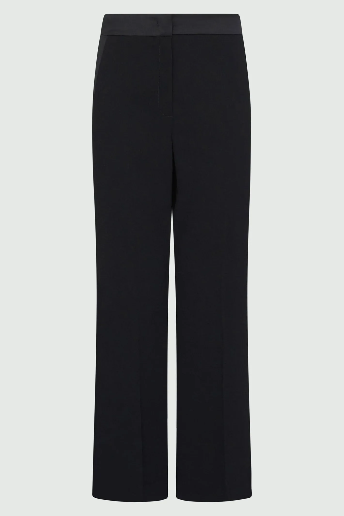 Marella Belair 2413131063200 Black Crepe Kick Flare Trousers
