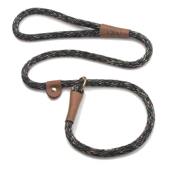 Mendota Rope Dog Slip Lead  3/8 inch wide for smaller dogs -  Range of colours