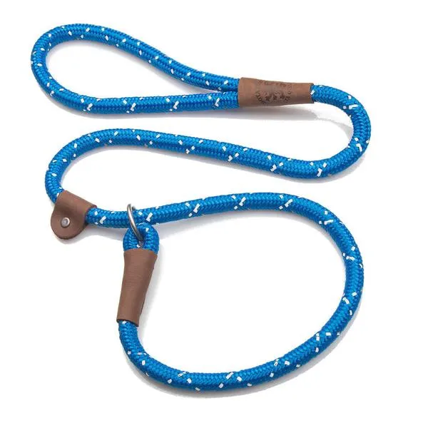 Mendota Rope Dog Slip Lead  3/8 inch wide for smaller dogs -  Range of colours