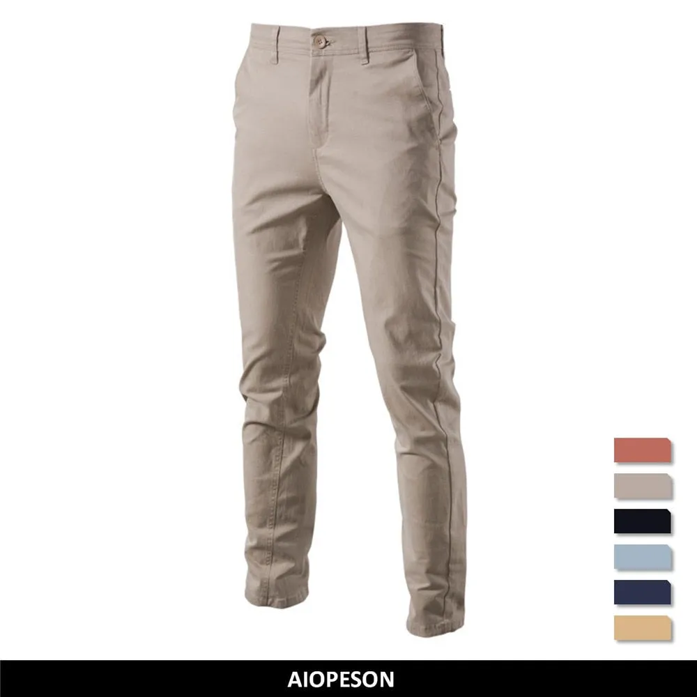 Men's Casual Cotton Trousers