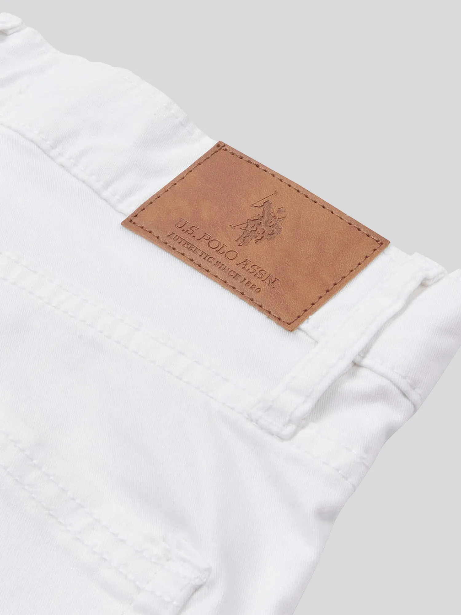 Mens Woven Trousers in Bright White