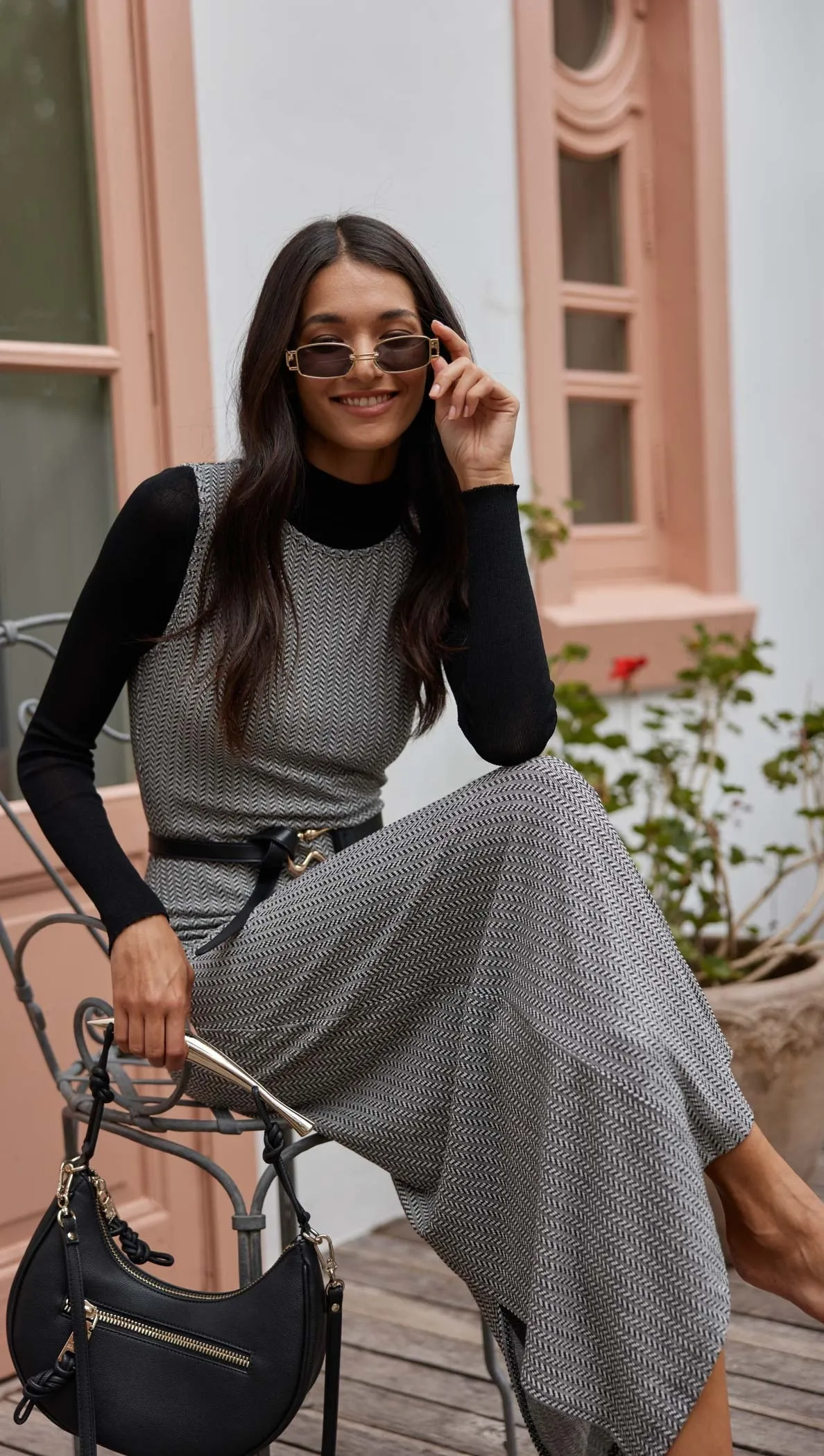 Mink Pink Astra Sleeveless Knit Dress