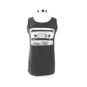 Mixtape Unisex Tank in Washed Charcoal