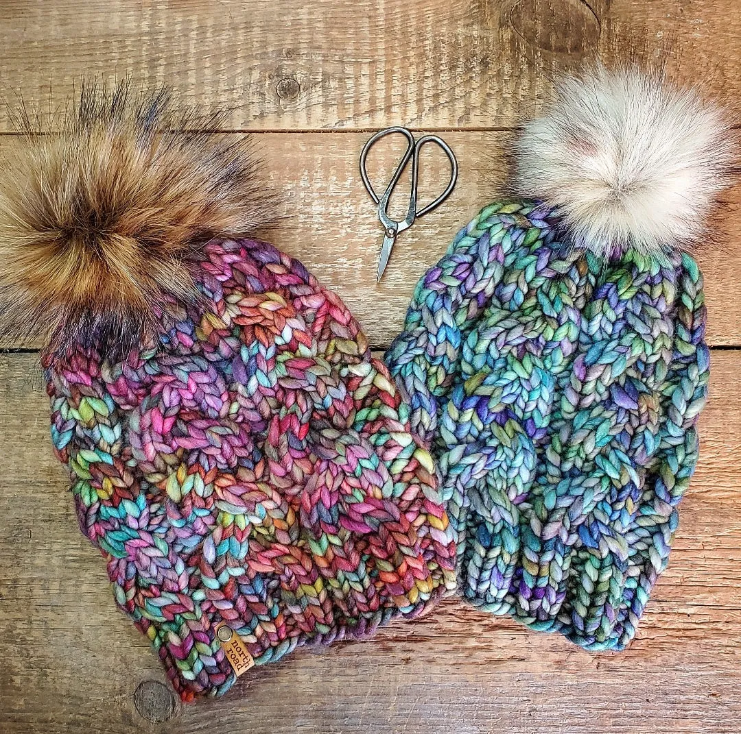 Murmur Creek Cable Knit Hat Knitting Pattern