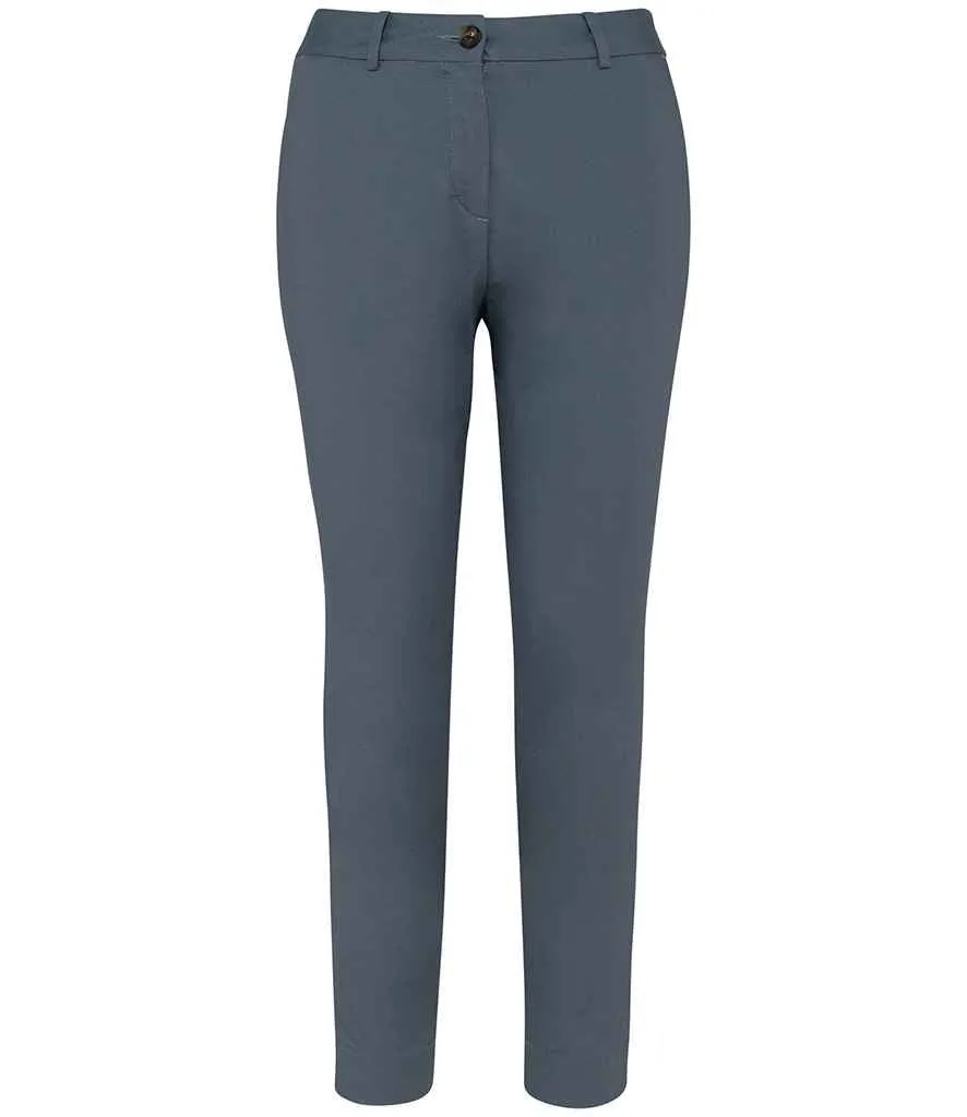 Native Spirit Ladies Chino Trousers | Mineral Grey