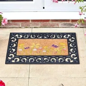 Natural Anti-Slip Decorative Meadow Doormat