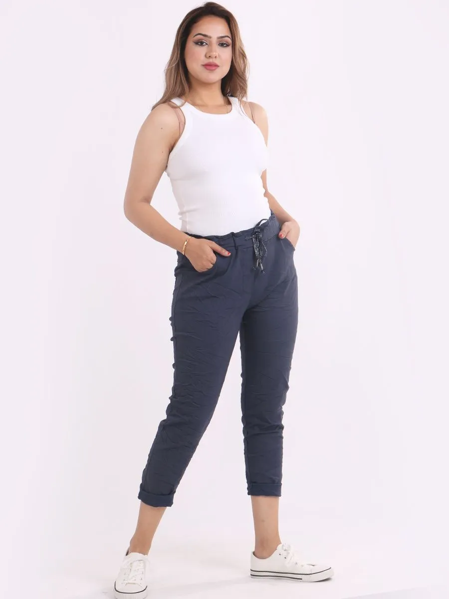 Navy Magic Trousers