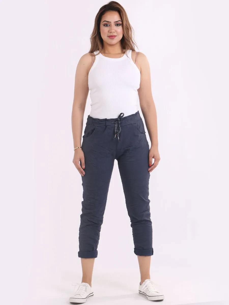Navy Magic Trousers