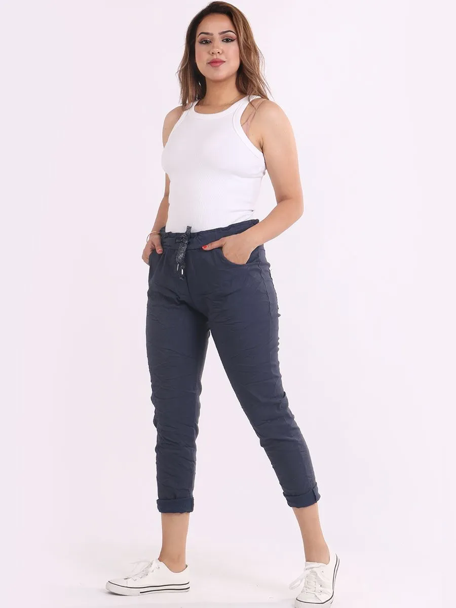 Navy Magic Trousers