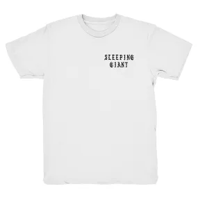 No Sleep White Tee