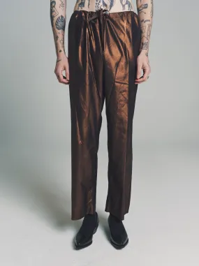 No.198 Copper Coated Silk Trousers