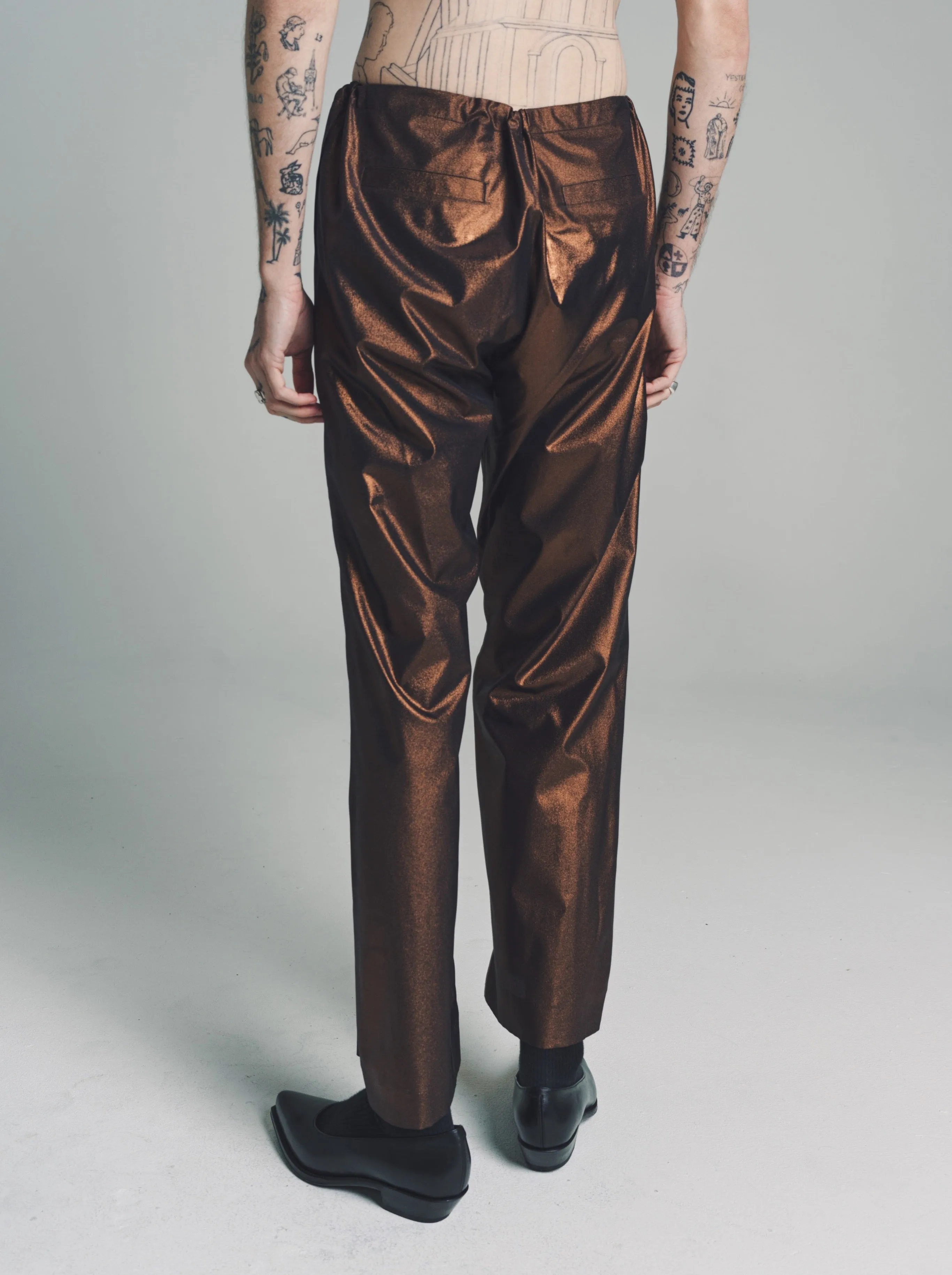 No.198 Copper Coated Silk Trousers