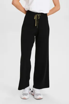NUMALONE KNIT PANTS - Caviar