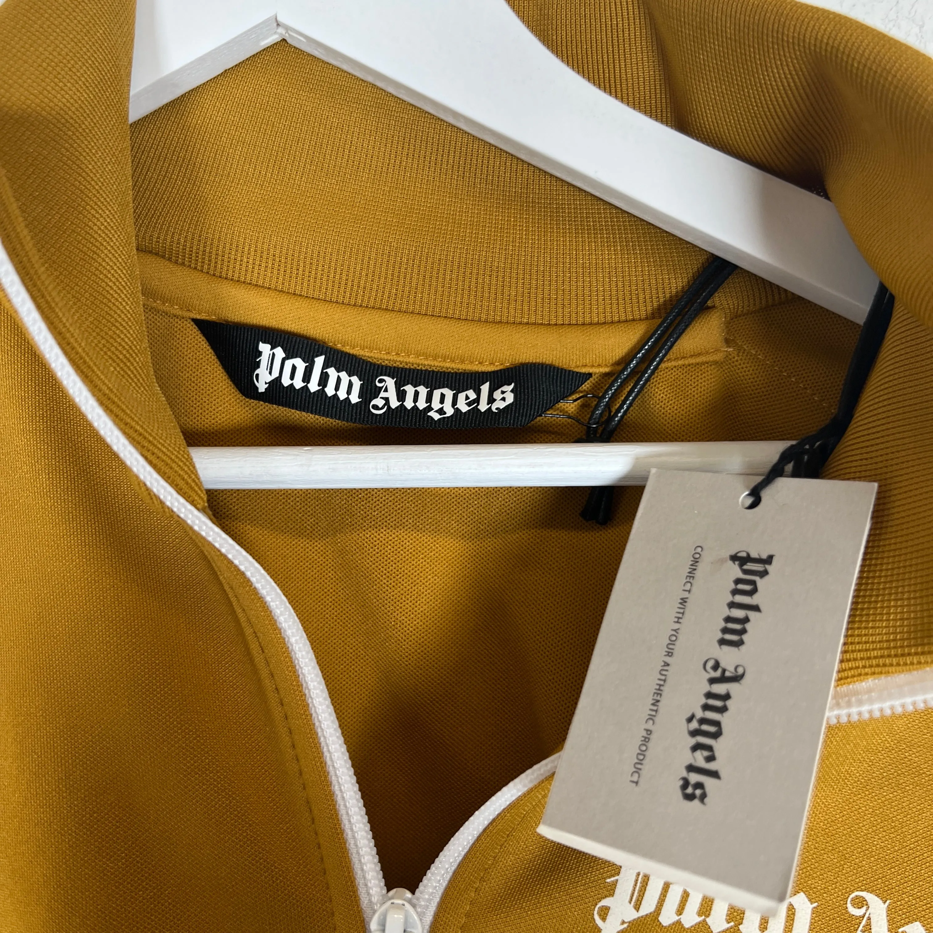 Palm Angels Mustard Yellow Track Jacket Size M