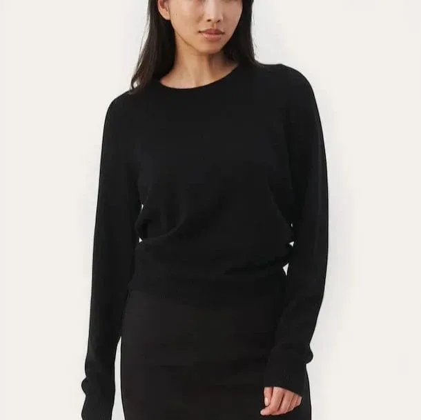 Part Two EvinaPW Cashmere Jumper in Black