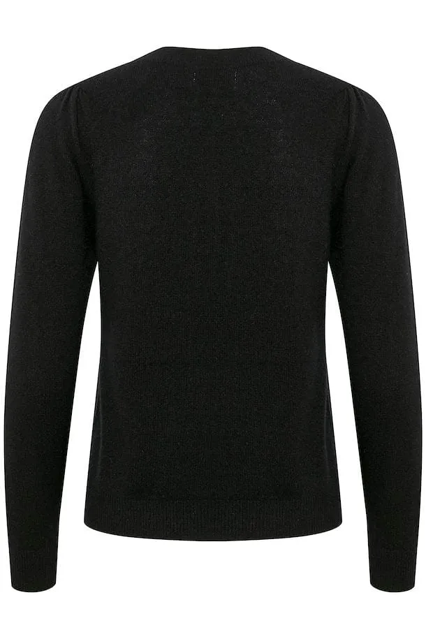 Part Two EvinaPW Cashmere Jumper in Black