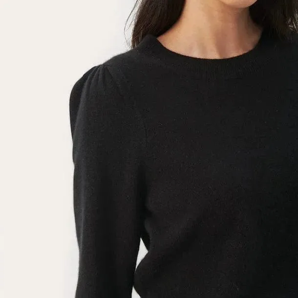 Part Two EvinaPW Cashmere Jumper in Black